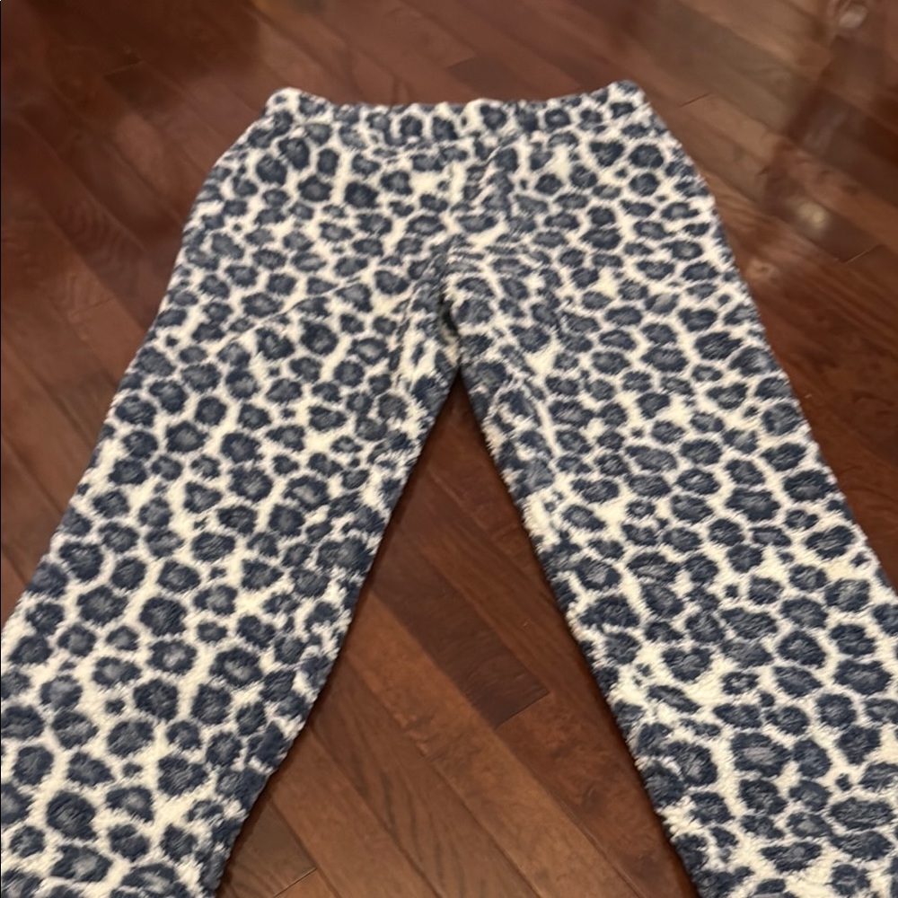 Leopard Print Wide Leg Pants